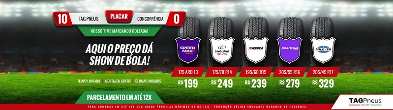 Ofertas de Pneus e Rodas em EPTG / Vicente Pires DF